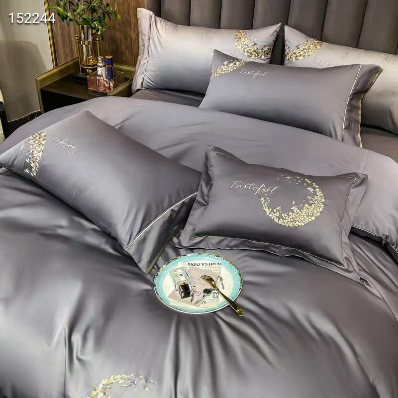 pure colour cotton duvet set