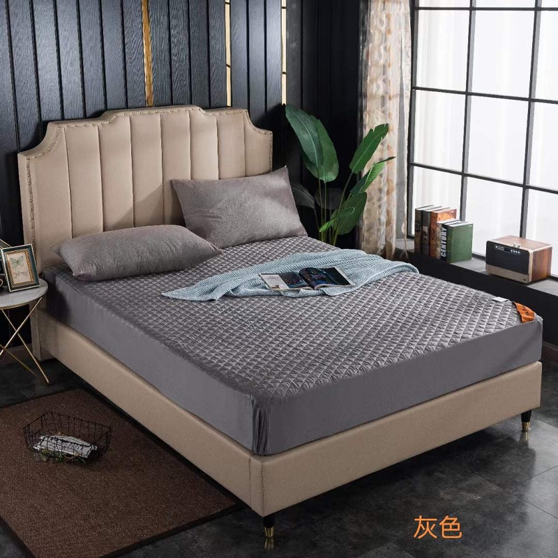 60s棉绗缝合身床单