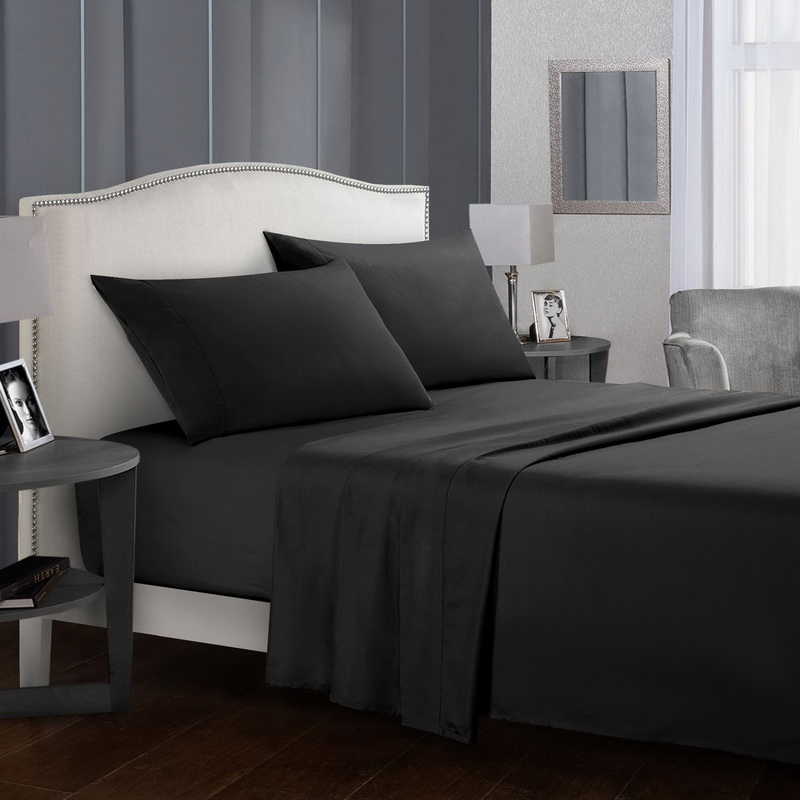 Mill fabric fitted sheet