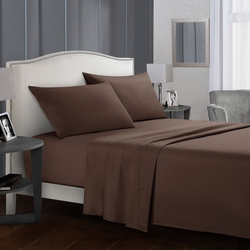 Mill fabric fitted sheet